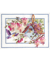 This cute birdhouse makes a good beginning silk ribbon project.