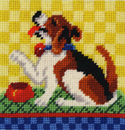 Sam: The perfect carry around project for a dog lover.