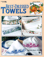 Your kitchen or dining room will glow with these unique designs created by Barbara Baatz Hillman especially to decorate towels, linens and napkins.