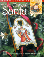 Welcome the holidays with these inspiring Santa projects to paint for your home or gift-giving. There's a project to please every Santa enthusiast: an Old World Santa sled and country Santa pillow, a shovel for your hearth, pins for your lapel and ornaments for your tree.