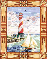 Beckon travelers to a safe port.