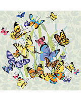 Hang this charming butterfly collage in your space to breathe new life into your home.
