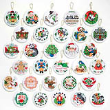 Just a little something special for people too nice to forget. Thirty delightful Counted Cross-stitch ornaments to grace wreath, tree or package.