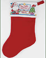 Dear Santa, I want it all! Let's get right to the point! Our cool Santa has packed a sleigh full for treasures for "ALL" emergencies. A Stocking Topper with no assembly required, this kit is quick and easy to finish.