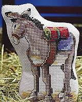 
Donkey, part of our soft sculpture Nativity collection. Great as ornaments or displayed in a manger.