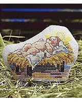 Baby Jesus, part of our soft sculpture Nativity collection. Great as ornaments or displayed in a manger.