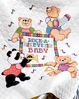 LET'S ROCK! This quilt is Open stock with no floss or needle included.