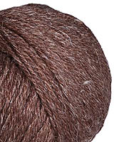 This is a fascinating blend of Superwash Merino, Linen and Silk, in 14 solid and variegated colors of DK weight yarn. Excellent for sweaters and your home.