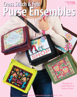 Indulge your passion for fashion and cross stitch as you create beautiful felt purses and accessories.