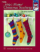 Believe it or not, all eighteen knitted Christmas stockings in this book are made from the same basic pattern. Award-winning designer Nicky Epstein uses yarns of different sizes, weights, and textures to make each stocking unique. Easy, creative embellishments are added to give personality to each stocking.