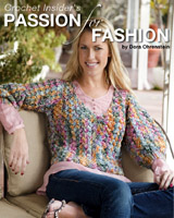 Discover how to use premium crochet stitches, such as clusters, shells, diamonds, wheels, waves, and ripples to create contemporary crochet fashions. Designer Dora Ohrenstein shares her innovative approach to working with these engaging stitch patterns and shaping them into lovely sweaters, skirts, shrugs, hats scarves, and more.