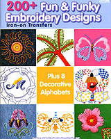 The dozens of original, transfer designs in this book are perfect for embellishing and personalizing your home and wardrobe with colorful embroidery.
