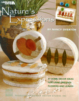 Nancy Overton brings Mother Nature indoors with her freeform collages of pressed flowers and foliage. She'll guide you through all the basics of collecting botanicals, from picking plant presses to finding the best spots for storage. You'll find complete instructions for creating floral boxes, landscape trays, pillar and floating candles, soaps, stationary, greeting cards, and more!