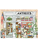 Village Antiques Shop - PDF: Take a walk down memory lane. This depiction of an old-town antique shop will surely bring you a bit of nostalgia for days gone by at Grandmother's house. 