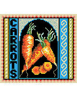 Add some classic charm to your home with this colorful carrot-themed label art.
Perfect touch for your kitchen or dining area.  
