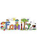 Family Sign - PDF: Fill your home with sentimental warmth by hanging this family sign on any wall to appreciate those in your life. With vibrant colors and whimsical illustrated letters of all the seasons, this sign shows all the fun things a family can do all year long. This is a unique piece and will become a favorite for children and the whole family!