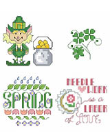 A new collection of adorable St. Patrick's Day and other Spring motifs.
