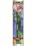 Stained Glass Rose - Chart