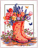 Spring Floral Rainboots: 