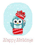 Happy Holidays - PDF: Whoooo doesn't love the holidays? We sure do, so we created new adorable owl designs for you!

