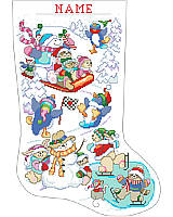 We share "Snow" much joy and happiness with our family and friends in an enchanting wonderland stocking.