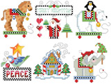 PDF Down load- Fourth set of checkered ornaments