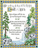 An undeniable favorite in Christian hymnals since the late 18th century, Rock of Ages’ comforting message was written by English preacher Augustus Montague Toplady, with music by American composer Thomas Hastings. This hymn was artfully adapted to cross stitch by Kooler Design Studio designers in the 1990’s and is now available as a chart.