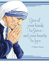 Mother Teresa, Angel of Mercy 1910- 1997. One of the greatest saints of out time. 