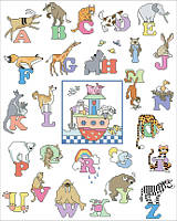 Noah's Ark ABC's is a cute accent for any nursery or kid’s play room, hang in a church nursery or kid’s classroom. 