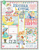 Mother Goose Birth Record - PDF: Nursery rhymes galore are depicted in this sweet and detailed Mother Goose Birth Record by designer Linda Gillum. 