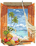 Tropical Vacation Window - PDF